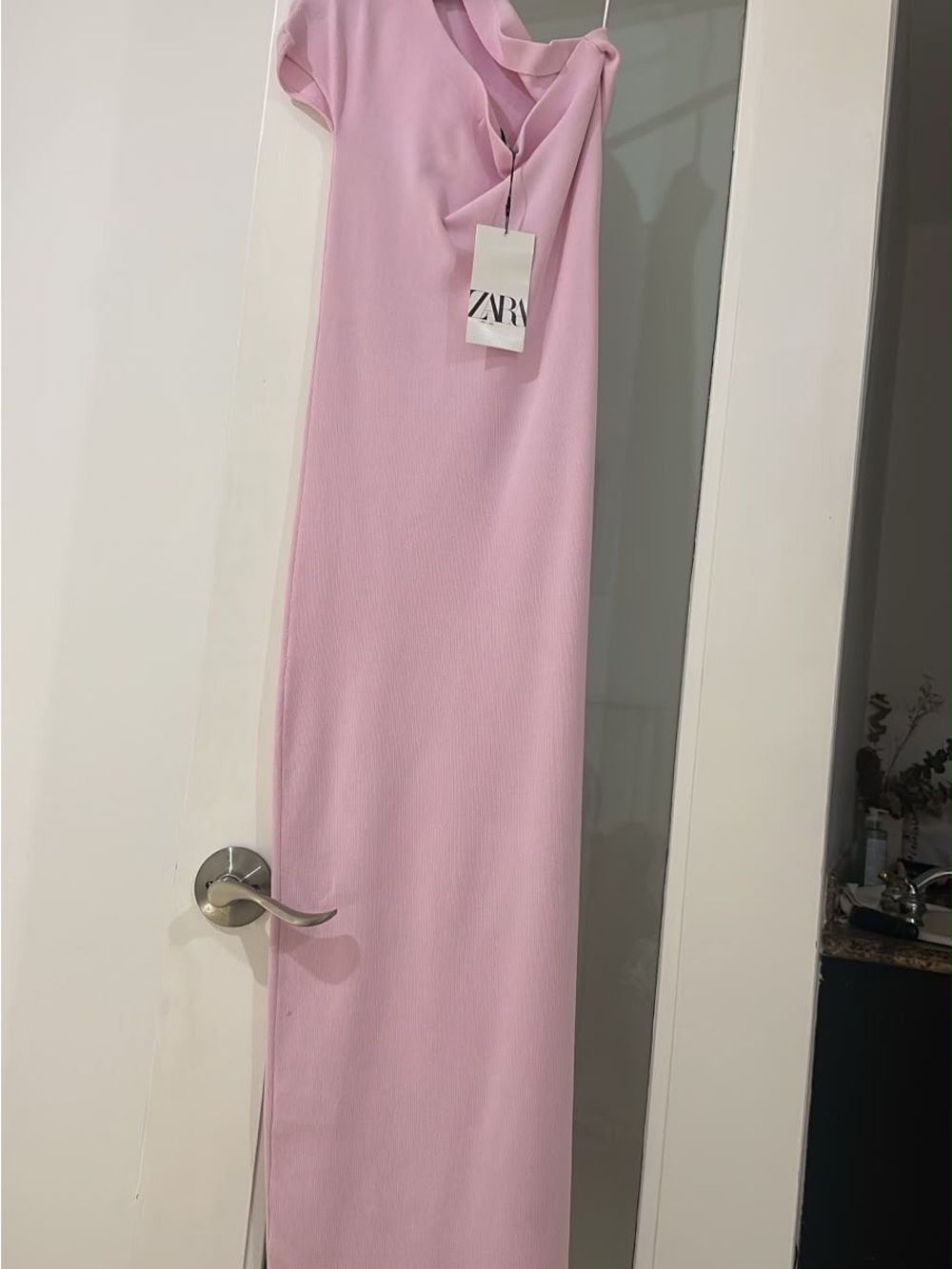 ZARA Pastel Lilac Pink Sleeveless Dress